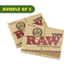 21 pack RAW classic wide tips natural cellulose rolling paper weed filtration 300 counts unbleached tips wooden rustic style