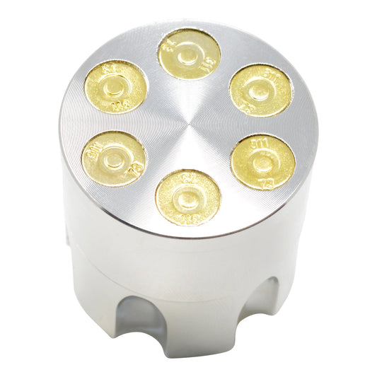 Revolver Grinder - 40mm Silver / 3 Pieces