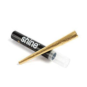 Luxurious 24 karat prerolled cones smoking accessory from Shine hemp blend paper base stylish look