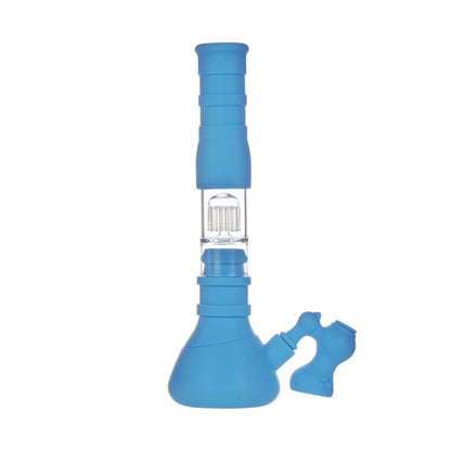 Cool 15-inch silicone bubbler bong smoking device detachable parts with a toy look