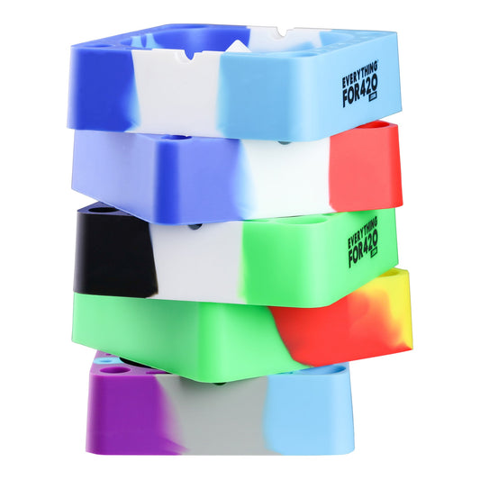 Silicone Dab Square Ashtray