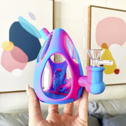 Silicone Dino Egg Mini Bong - 5in