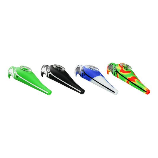 Silicone Eagle Hand Pipe - 4.5in