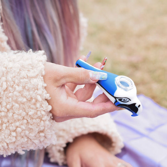 Silicone Eagle Hand Pipe - 4.5in