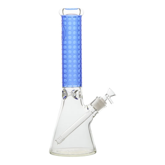 Sine Skull Bong - 14in Blue