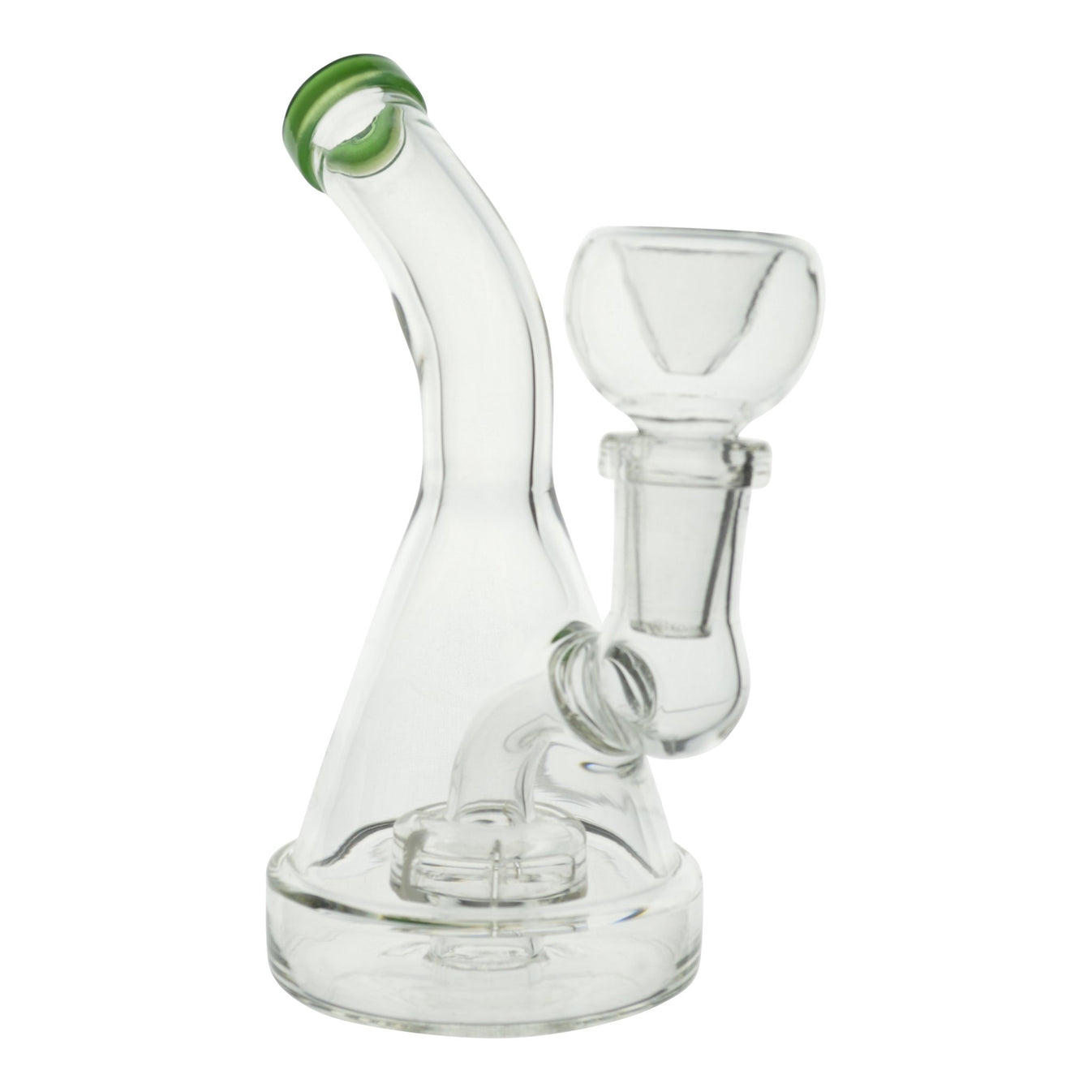 Single Disk Perc Mini Bong - 5.5in - Everything 420