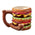 Smokeable Mug Pipe Cheeseburger