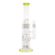 Smokestack Percolator Bong - 15in Green