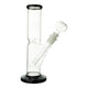 Straight Up Glass Bong - 8in Black