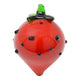 Cute pocket-friendly non-stick carb cap made of glass in sweet strawberry look and shape with seeds