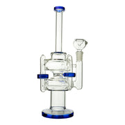 The Carburetor Bong - 10in Blue