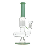 The Chariot 2 Tone Percolator Bong - 14in Jade