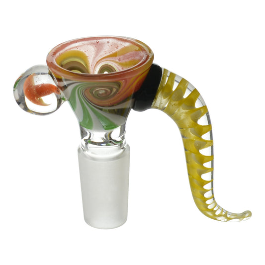 The Haida Bowl -14mm Male Orange / Yellow