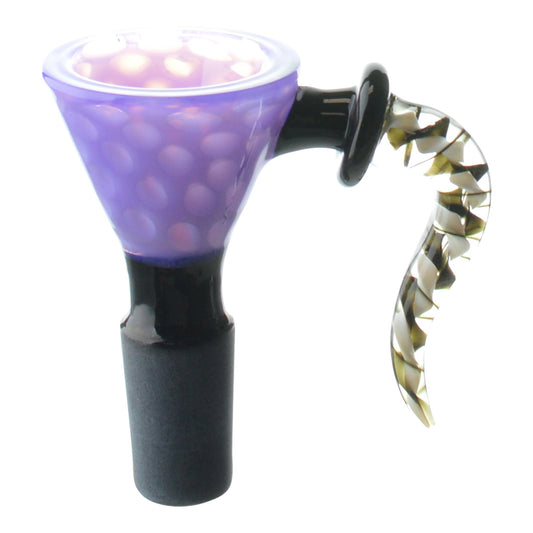 The Haida Bowl -14mm Male Purple