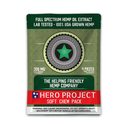 The Hero Project Full Spectrum CBD Soft Chews
