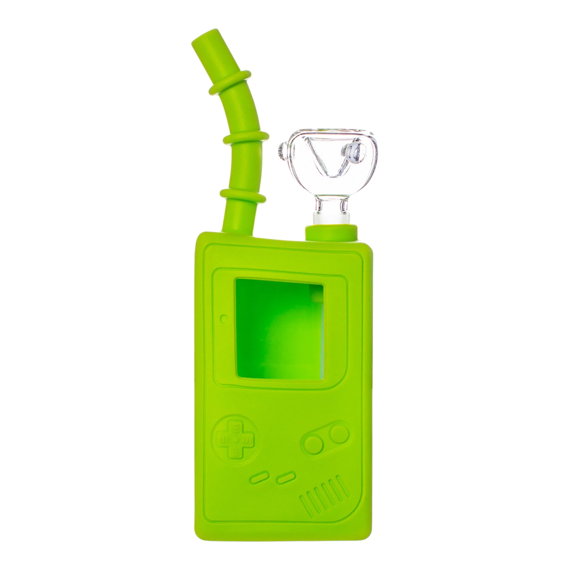The Silicone GameBong - 7in Green