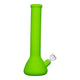 The Squeaky Silicone Beaker Bong - 13in Green / Large
