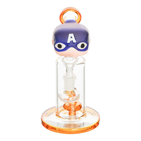 The Super Hero Bobble Bong - 9in Captain America