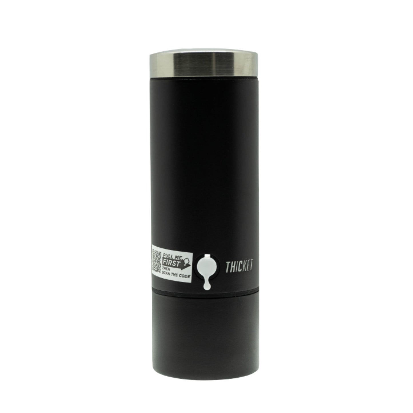 THICKET Discreet Water Pipe - 8in Black