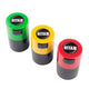 3 airtight Tightvac herb storage black body vacuum seal keep herbs fresh and moisture-free airtight label on colored lid