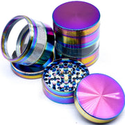 Transparent Rainbow Grinder - 2in