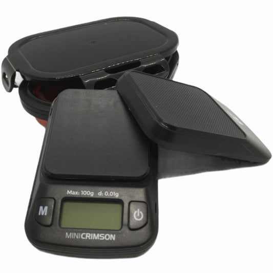 TruWeigh Mini Crimson Collapsible Bowl Scale Black