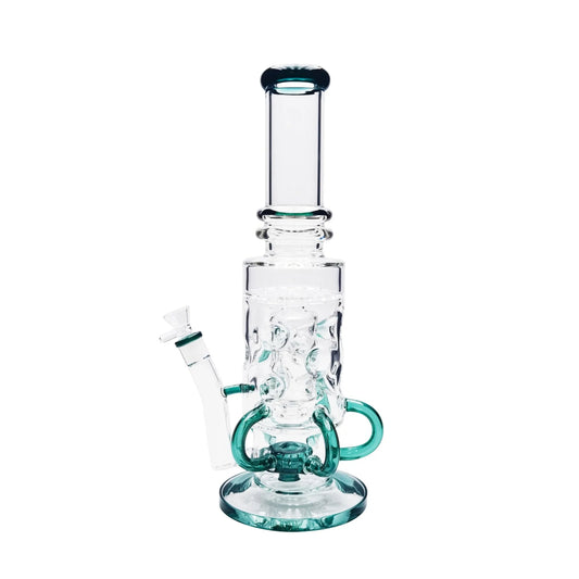 Tubular Swiss Perc Bong - 15in
