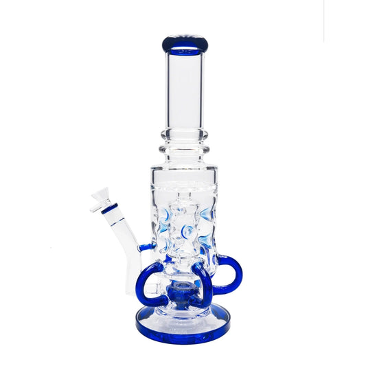 Tubular Swiss Perc Bong - 15in