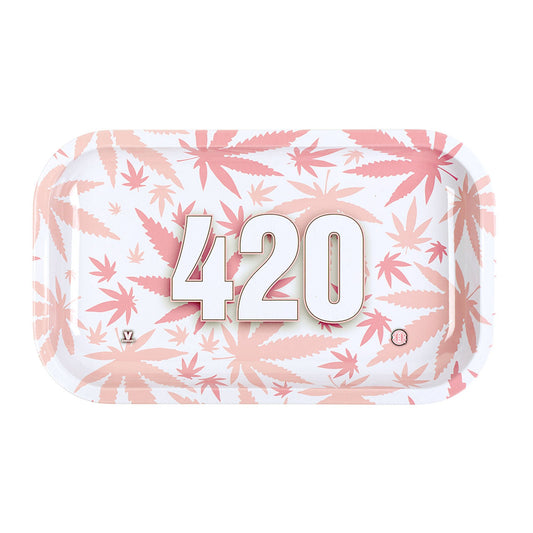V Syndicate 420 Pink Metal Rolling Tray 11 Inches