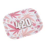 V Syndicate 420 Pink Metal Rolling Tray