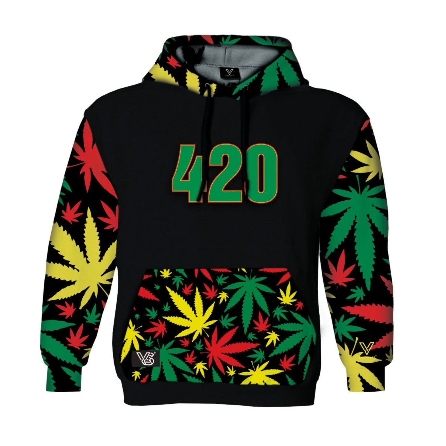 V Syndicate 420 Rasta Hoodie