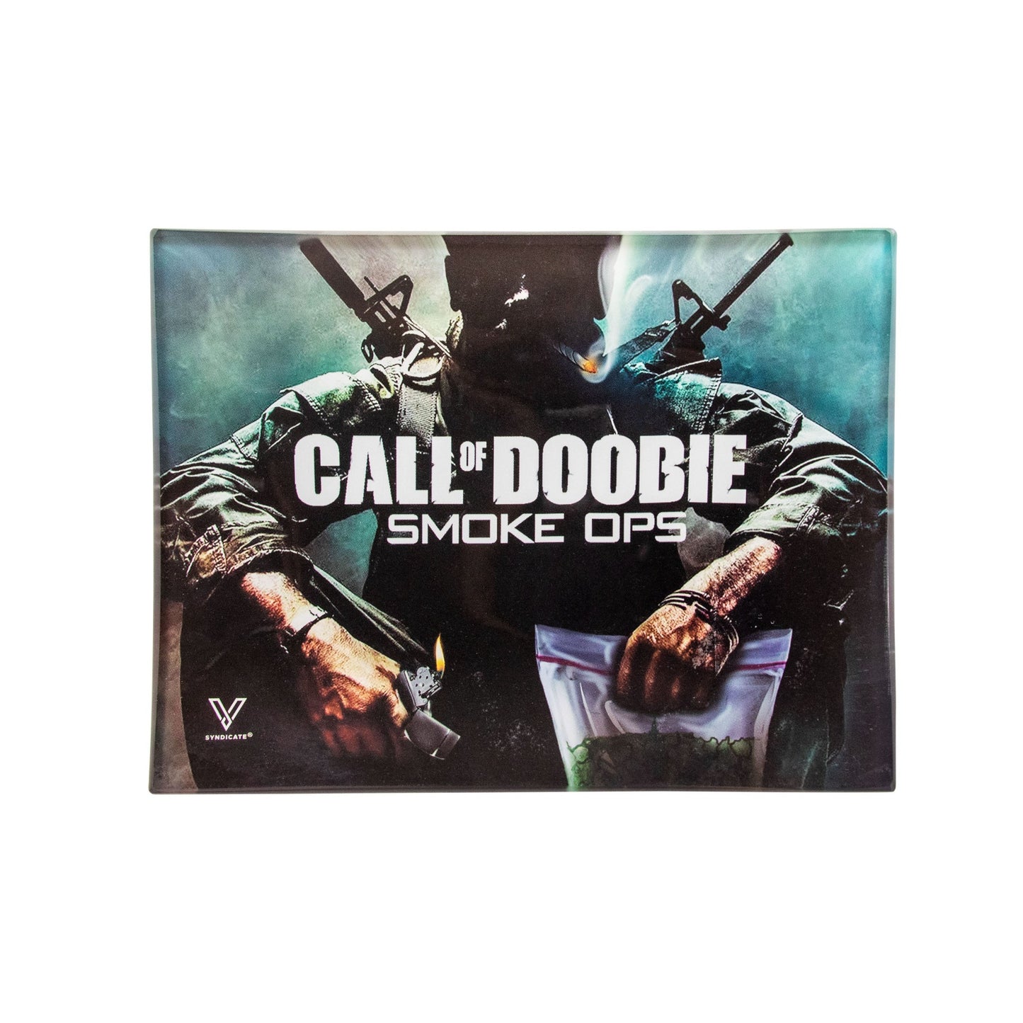 V Syndicate Call of Doobie Glass Rolling Tray