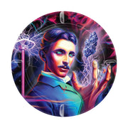 V Syndicate High Voltage Round Metal Ashtray - 5in
