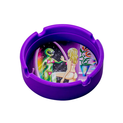 V Syndicate Silicone Ashtray - 5.5in Reflection