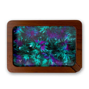 V Syndicate Small High Def Wooden Rolling Tray - 7.5in Cosmic Chronic