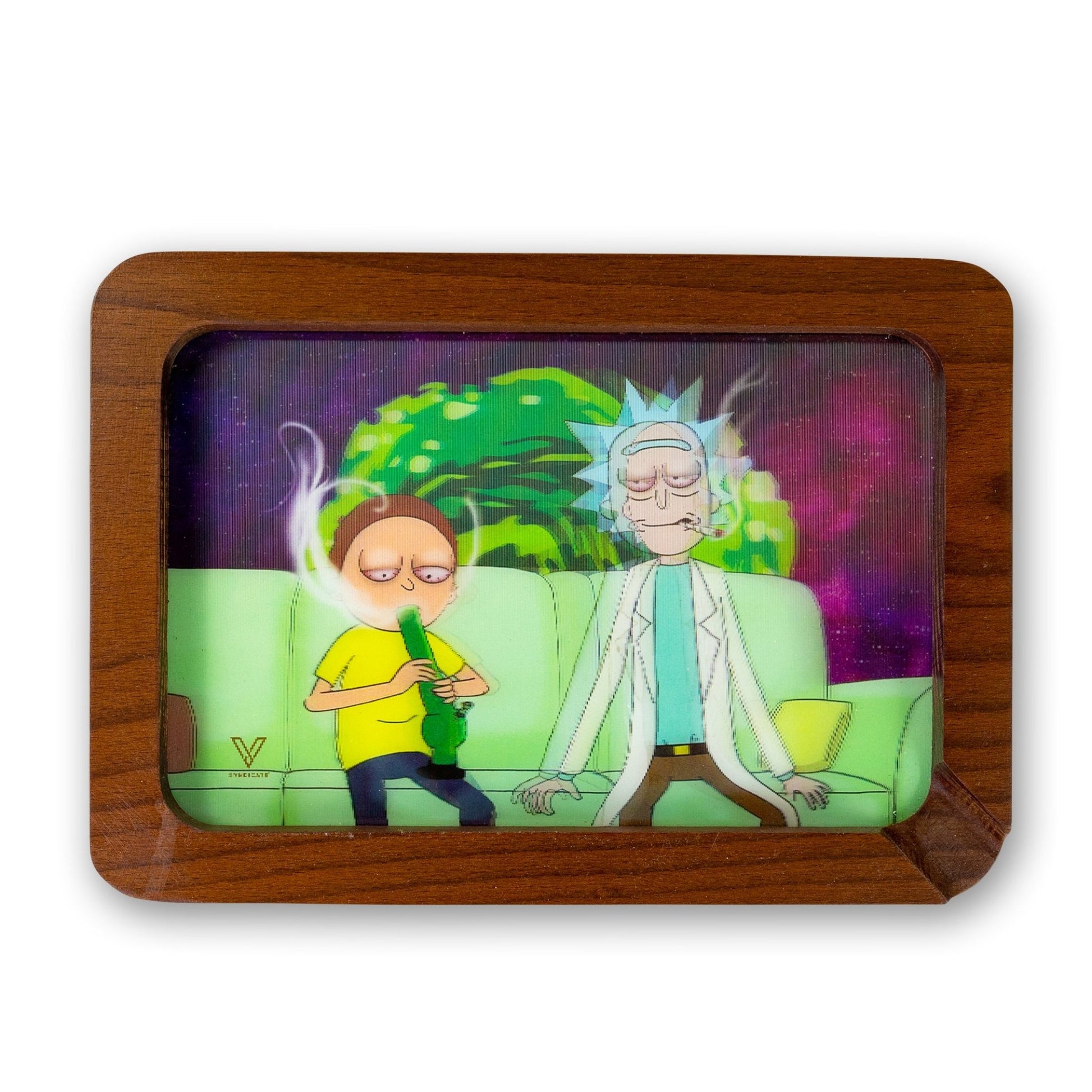 winnie the pothead rolling tray V Syndicate Small High Def Wooden Rolling Tray - 7.5in