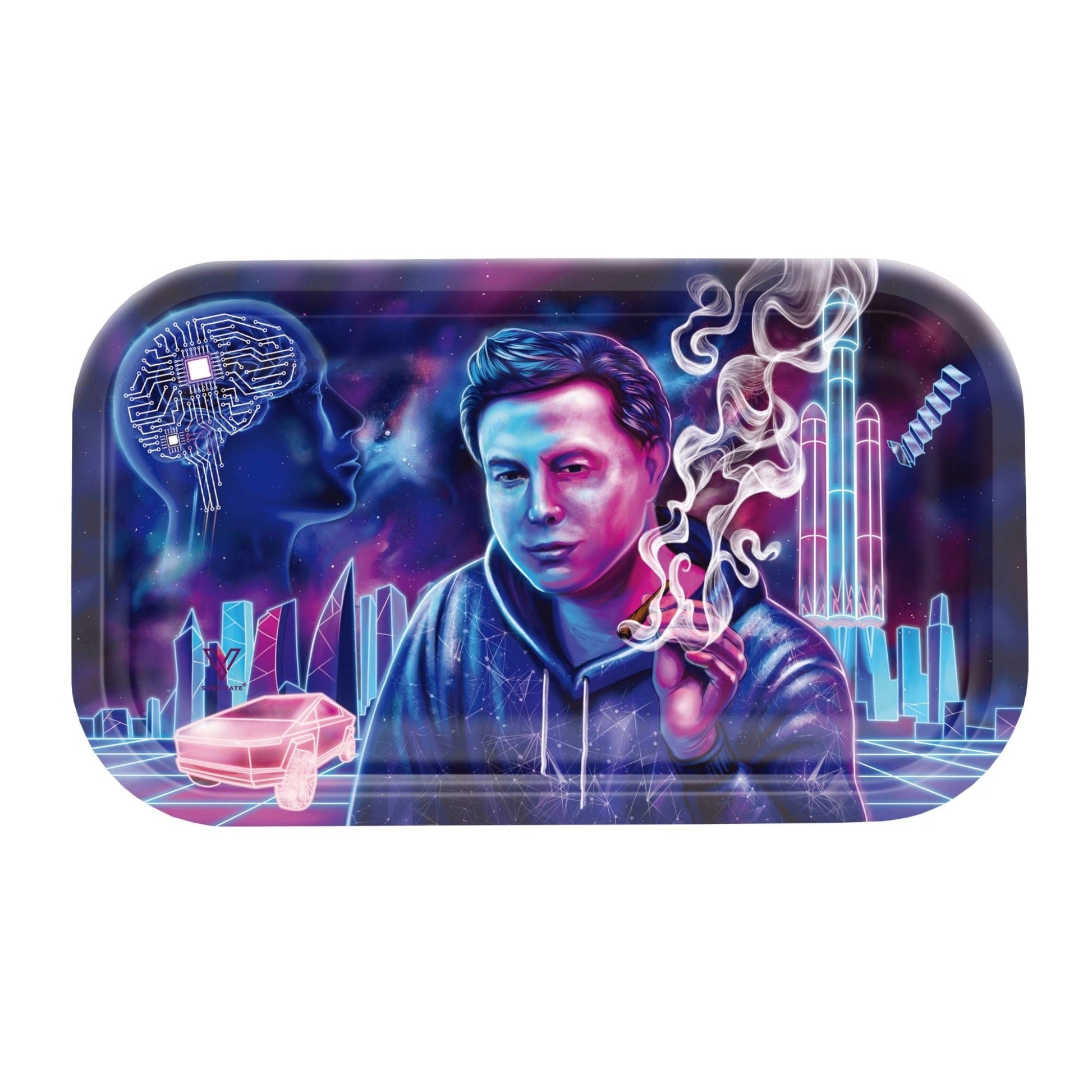 V Syndicate Space X-Hale Metal Rolling Tray Medium