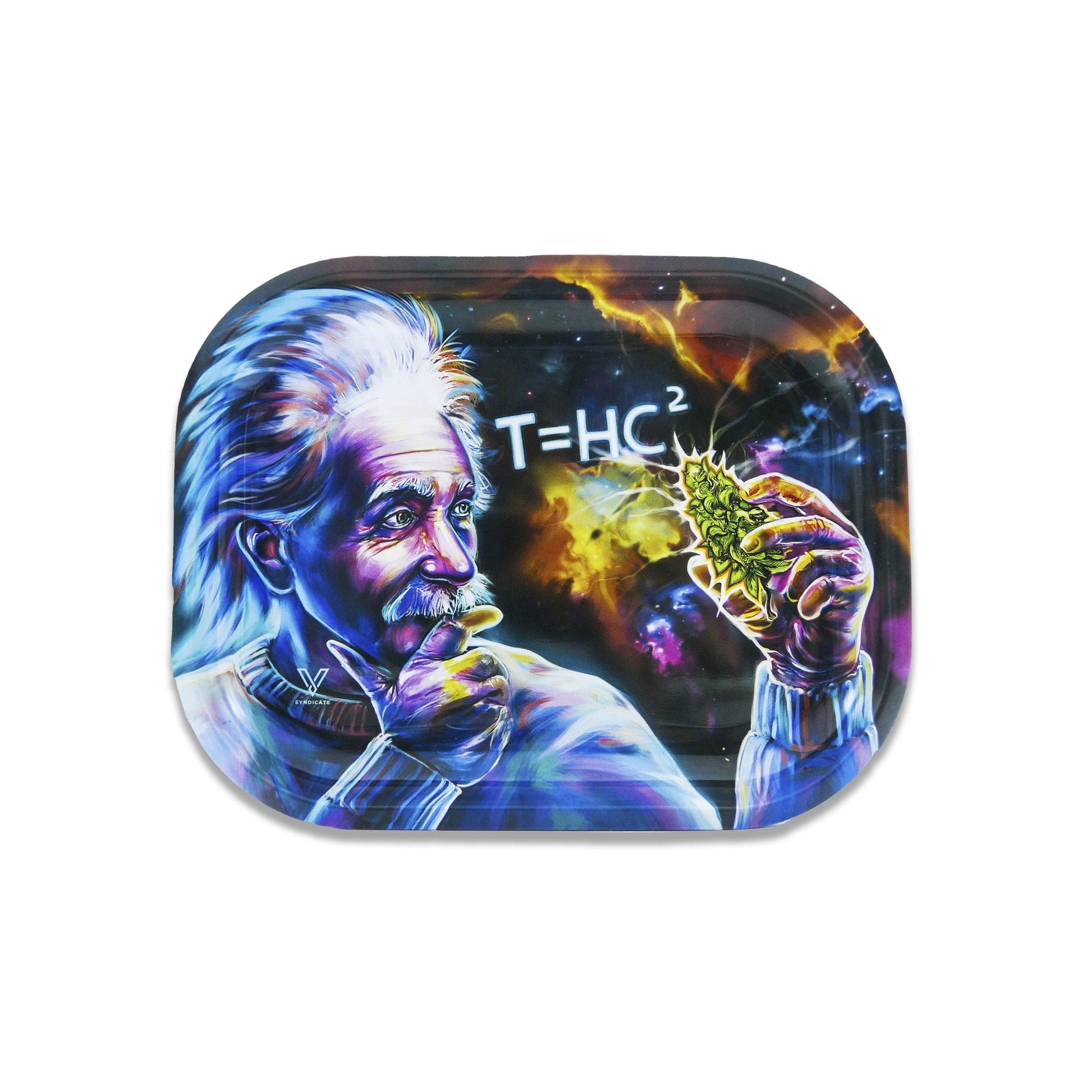 V Syndicate T=HC2 Einstein Metal Rolling Tray Black Hole / 7 Inches