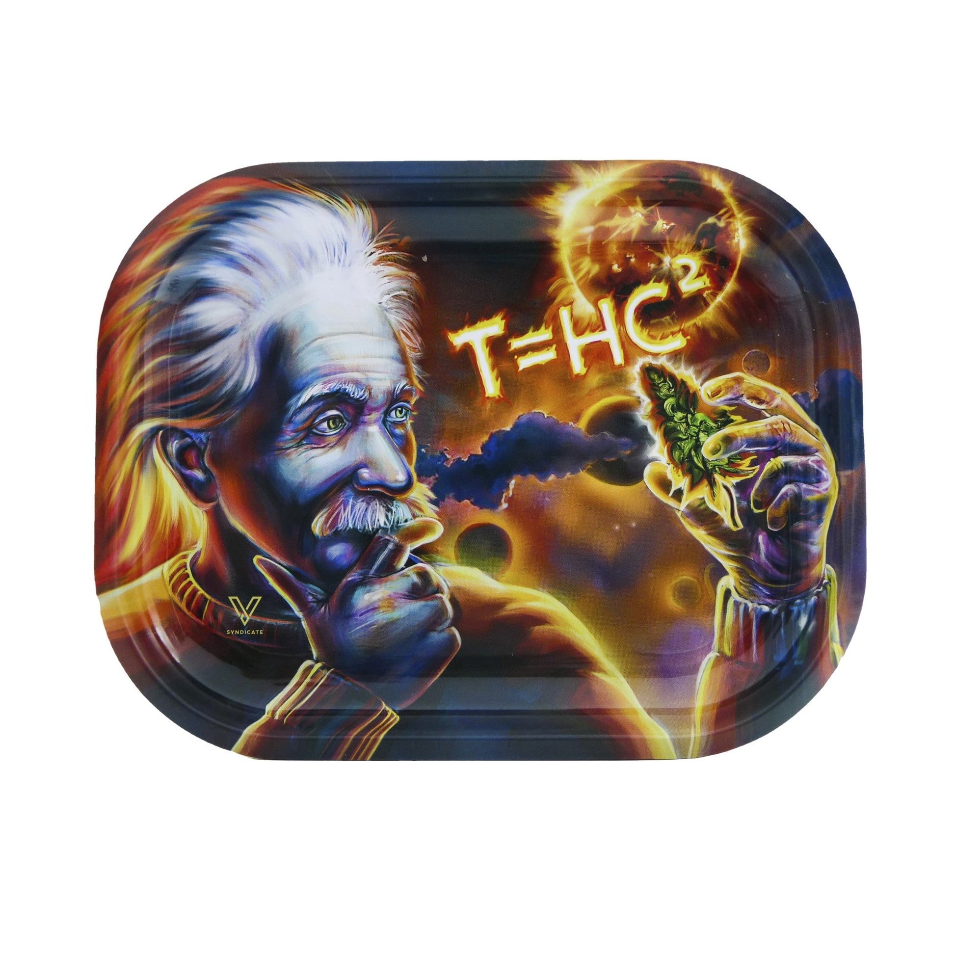 V Syndicate T=HC2 Einstein Metal Rolling Tray