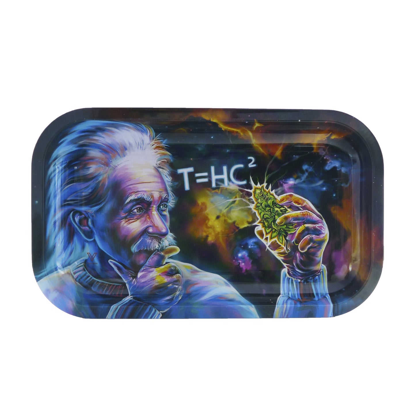 V Syndicate T=HC2 Einstein Metal Rolling Tray Black Hole / 11 Inches