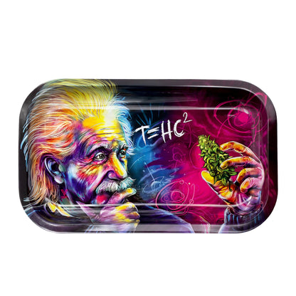 V Syndicate T=HC2 Einstein Metal Rolling Tray Classic / 11 Inches