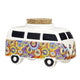 Vintage Bus Stash Jar - 4in Psychadelic